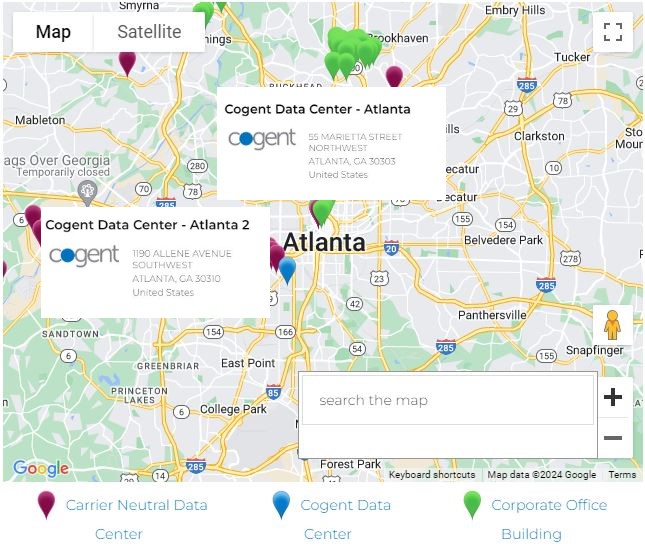 map of atlanta